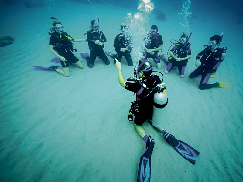 Open water teaching practicum